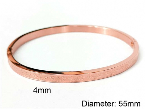 HY Wholesale Bangles Stainless Steel 316L Fashion Bangles-HY0097B077