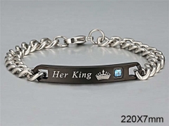 HY Wholesale Bracelets 316L Stainless Steel Jewelry Bracelets-HY0103B107