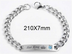 HY Wholesale Bracelets 316L Stainless Steel Jewelry Bracelets-HY0103B096