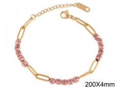 HY Wholesale Bracelets 316L Stainless Steel Jewelry Bracelets-HY0100B031