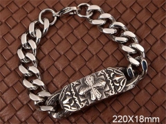 HY Wholesale Bracelets 316L Stainless Steel Jewelry Bracelets-HY0103B034