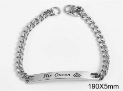 HY Wholesale Bracelets 316L Stainless Steel Jewelry Bracelets-HY0103B106