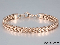 HY Wholesale Bracelets 316L Stainless Steel Jewelry Bracelets-HY0103B031