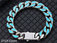 HY Wholesale Bracelets 316L Stainless Steel Jewelry Bracelets-HY0095B019