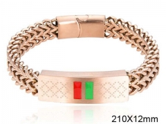HY Wholesale Bracelets 316L Stainless Steel Jewelry Bracelets-HY0097B200