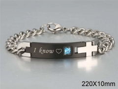 HY Wholesale Bracelets 316L Stainless Steel Jewelry Bracelets-HY0103B112