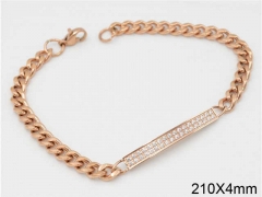 HY Wholesale Bracelets 316L Stainless Steel Jewelry Bracelets-HY0103B040