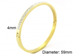 HY Wholesale Bangles Stainless Steel 316L Fashion Bangles-HY0097B101