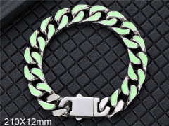 HY Wholesale Bracelets 316L Stainless Steel Jewelry Bracelets-HY0095B016