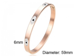 HY Wholesale Bangles Stainless Steel 316L Fashion Bangles-HY0097B018