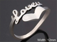 HY Wholesale Rings Jewelry 316L Stainless Steel Popular Rings-HY0103R189