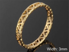 HY Wholesale Rings Jewelry 316L Stainless Steel Popular Rings-HY0103R070