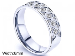 HY Wholesale Rings Jewelry 316L Stainless Steel Popular Rings-HY0096R016