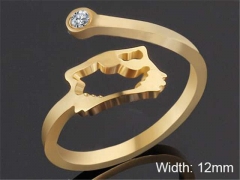 HY Wholesale Rings Jewelry 316L Stainless Steel Popular Rings-HY0103R144