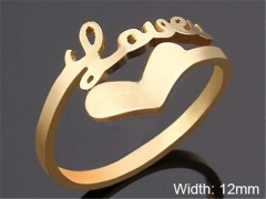HY Wholesale Rings Jewelry 316L Stainless Steel Popular Rings-HY0103R188