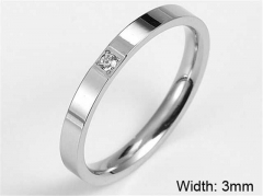 HY Wholesale Rings Jewelry 316L Stainless Steel Popular Rings-HY0103R021