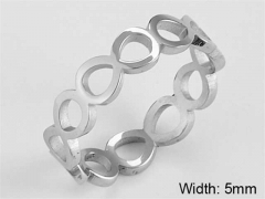 HY Wholesale Rings Jewelry 316L Stainless Steel Popular Rings-HY0103R074