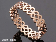 HY Wholesale Rings Jewelry 316L Stainless Steel Popular Rings-HY0103R025