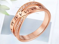 HY Wholesale Rings Jewelry 316L Stainless Steel Popular Rings-HY0096R082