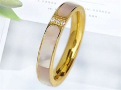 HY Wholesale Rings Jewelry 316L Stainless Steel Popular Rings-HY0096R059