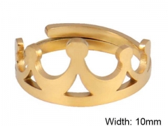 HY Wholesale Rings Jewelry 316L Stainless Steel Popular Rings-HY0100R064