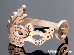 HY Wholesale Rings Jewelry 316L Stainless Steel Popular Rings-HY0103R194
