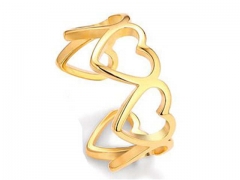 HY Wholesale Rings Jewelry 316L Stainless Steel Popular Rings-HY0101R055