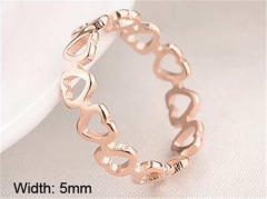 HY Wholesale Rings Jewelry 316L Stainless Steel Popular Rings-HY0103R047