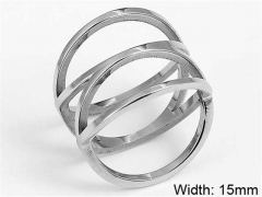 HY Wholesale Rings Jewelry 316L Stainless Steel Popular Rings-HY0103R006