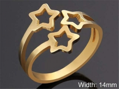 HY Wholesale Rings Jewelry 316L Stainless Steel Popular Rings-HY0103R207