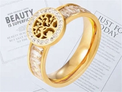 HY Wholesale Rings Jewelry 316L Stainless Steel Popular Rings-HY0096R084