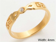 HY Wholesale Rings Jewelry 316L Stainless Steel Popular Rings-HY0103R105