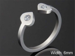 HY Wholesale Rings Jewelry 316L Stainless Steel Popular Rings-HY0103R157