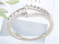 HY Wholesale Rings Jewelry 316L Stainless Steel Popular Rings-HY0096R035