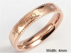 HY Wholesale Rings Jewelry 316L Stainless Steel Popular Rings-HY0103R091