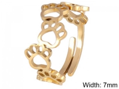 HY Wholesale Rings Jewelry 316L Stainless Steel Popular Rings-HY0100R026