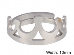 HY Wholesale Rings Jewelry 316L Stainless Steel Popular Rings-HY0100R063
