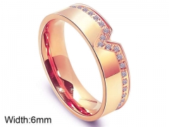 HY Wholesale Rings Jewelry 316L Stainless Steel Popular Rings-HY0096R001