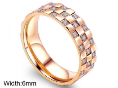 HY Wholesale Rings Jewelry 316L Stainless Steel Popular Rings-HY0096R042