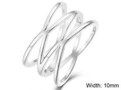HY Wholesale Rings Jewelry 316L Stainless Steel Popular Rings-HY0101R037