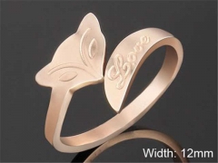 HY Wholesale Rings Jewelry 316L Stainless Steel Popular Rings-HY0103R066
