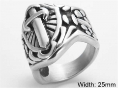 HY Wholesale Rings Jewelry 316L Stainless Steel Popular Rings-HY0103R101