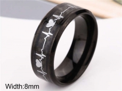 HY Wholesale Rings Jewelry 316L Stainless Steel Popular Rings-HY0096R041