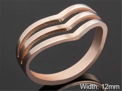 HY Wholesale Rings Jewelry 316L Stainless Steel Popular Rings-HY0103R057