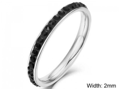 HY Wholesale Rings Jewelry 316L Stainless Steel Popular Rings-HY0101R008