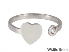 HY Wholesale Rings Jewelry 316L Stainless Steel Popular Rings-HY0100R023