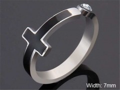 HY Wholesale Rings Jewelry 316L Stainless Steel Popular Rings-HY0103R030