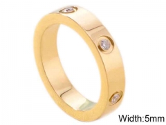 HY Wholesale Rings Jewelry 316L Stainless Steel Popular Rings-HY0096R011