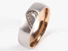 HY Wholesale Rings Jewelry 316L Stainless Steel Popular Rings-HY0096R125