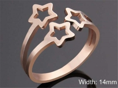 HY Wholesale Rings Jewelry 316L Stainless Steel Popular Rings-HY0103R206